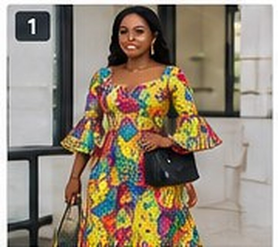 African Ankara Maxi Dress